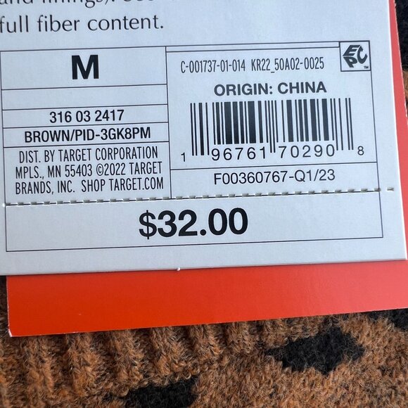 Knox Rose Women's V-Neck Pullover Sweater Camel Brown Medium - Picture 6 of 6